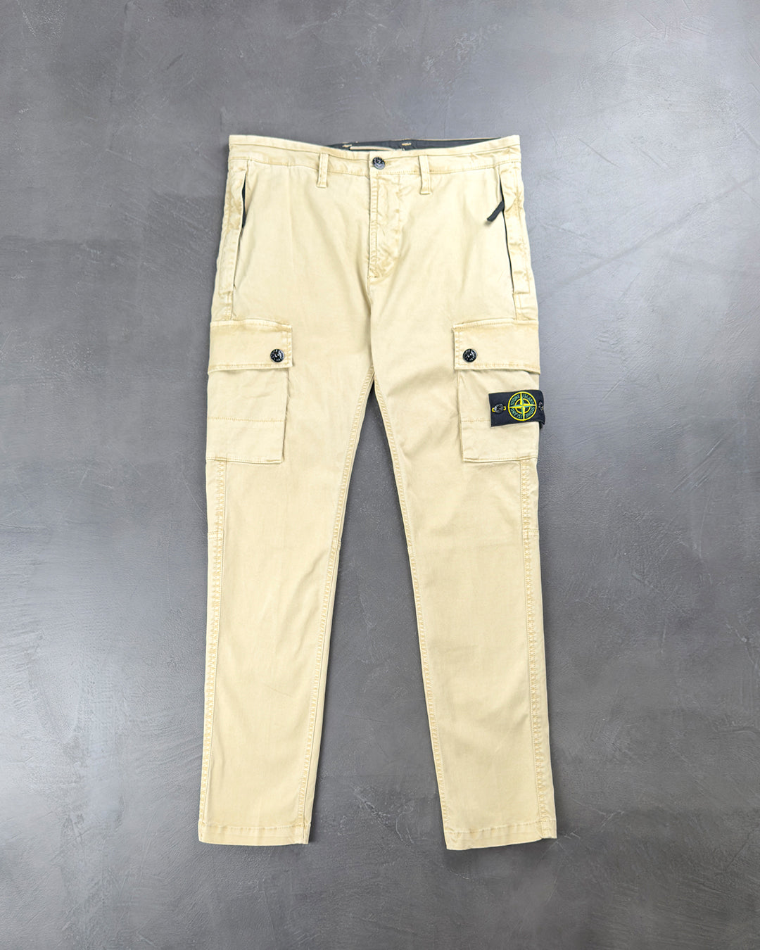 303L1 Old Cargo Trousers Beige SI0187-BG