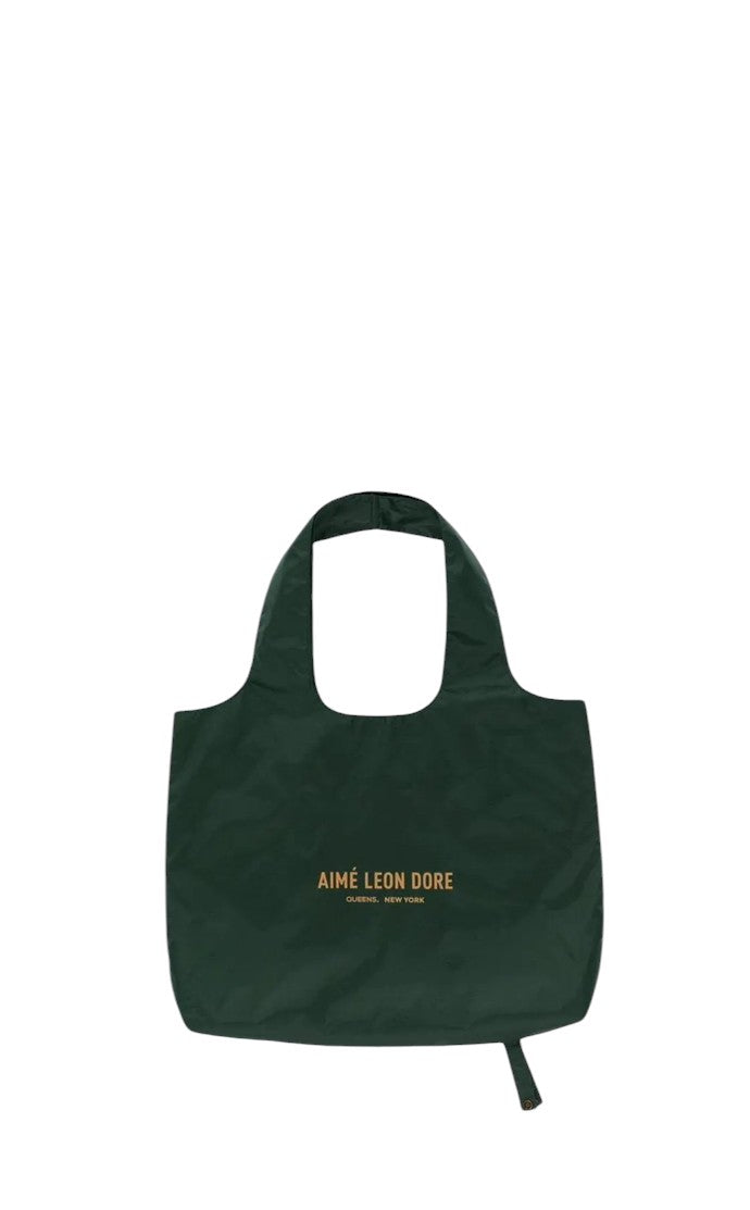 Aime Leon Dore Packable Logo Tote Green