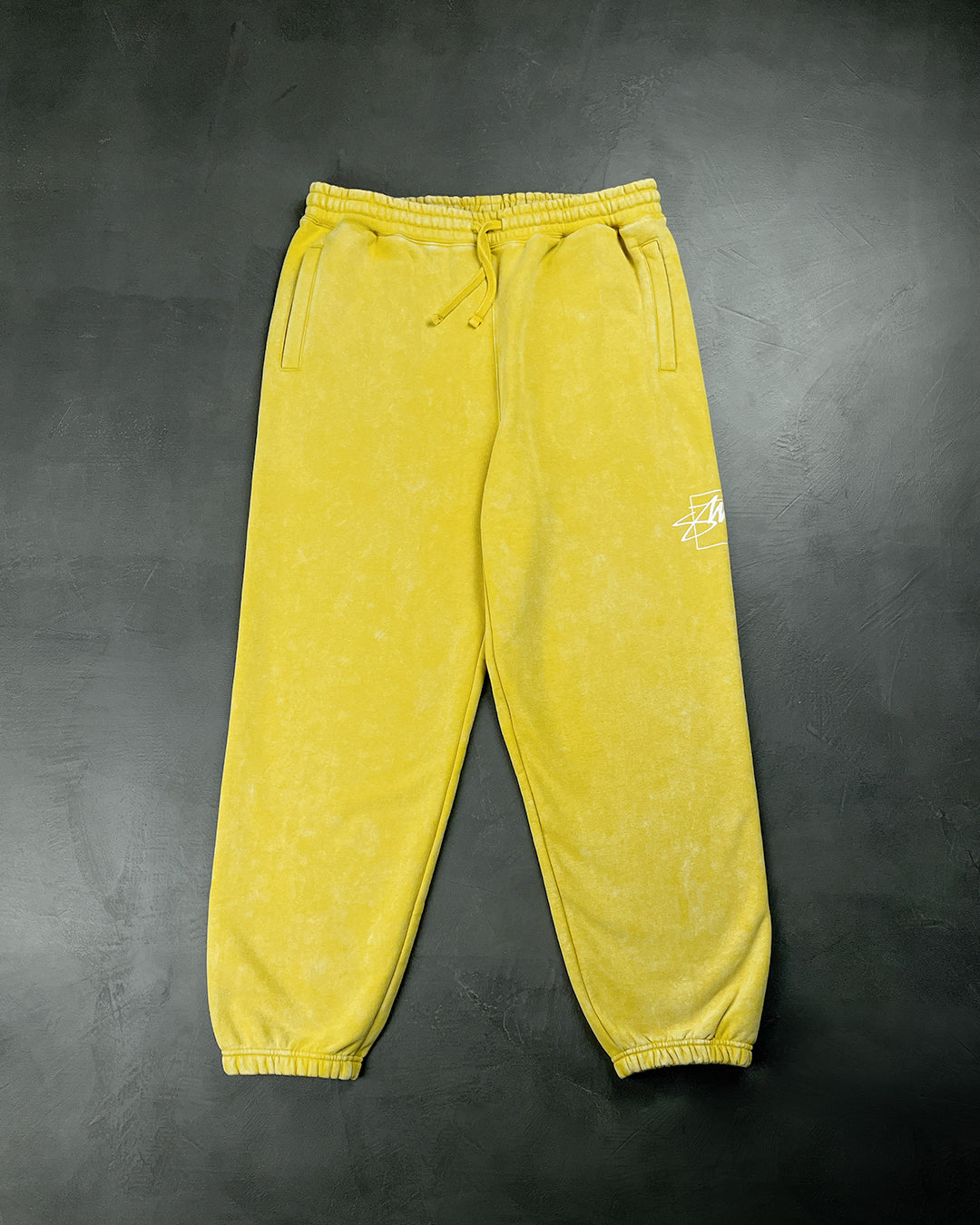 STUSSY DYED DESIGNS PANT YELLOW