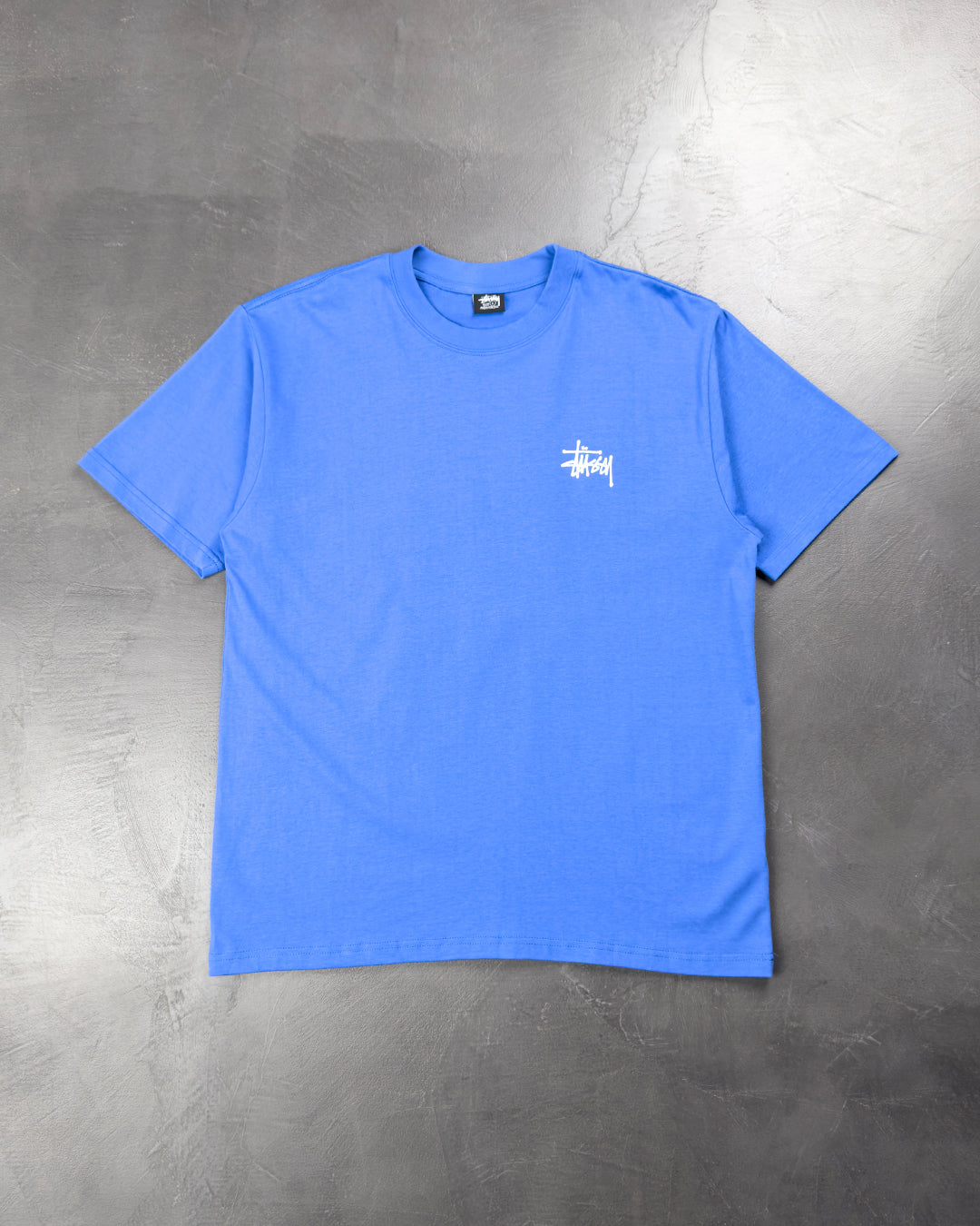 STUSSY Print T-Shirt Blue