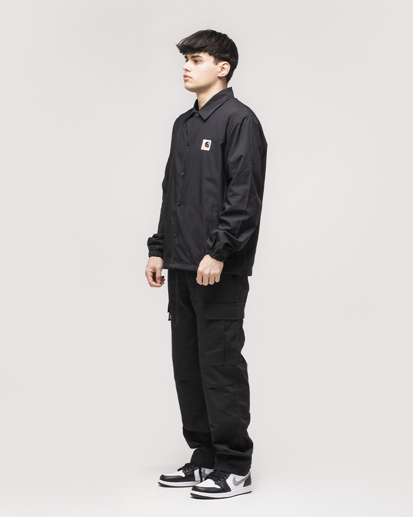 Carhartt WIP Script Coach Jacket Black - UNIFORM