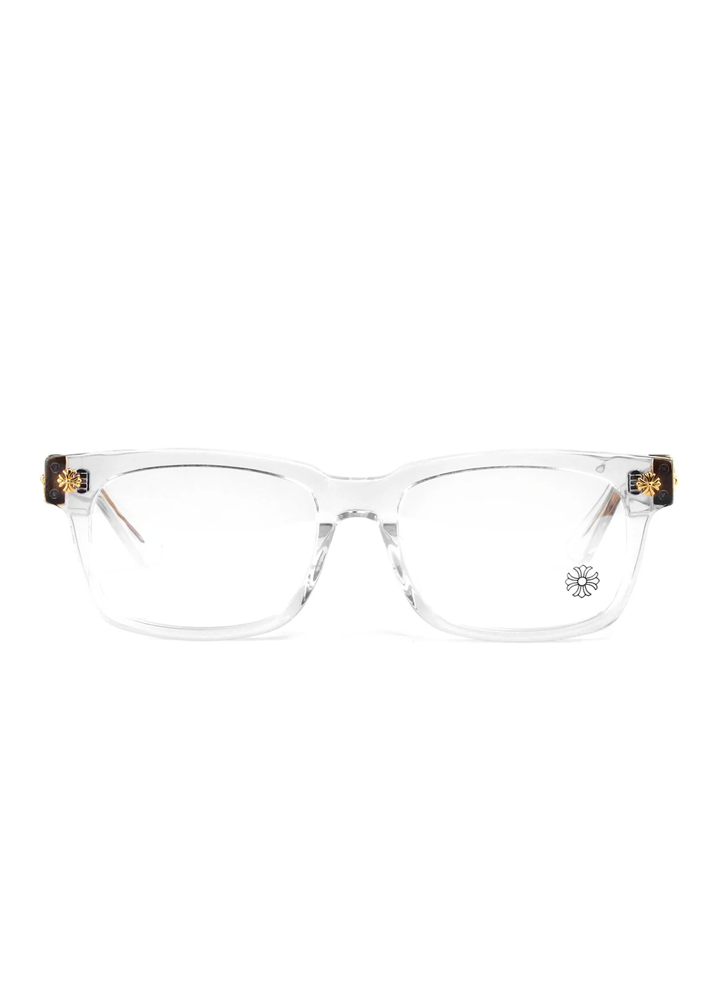 Chrome Hearts Vagilante 2004 Glasses Crystal/Gold