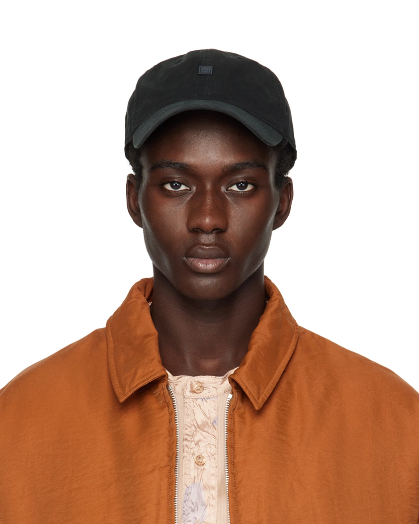 Acne Studios Micro Face Patch Cap Black