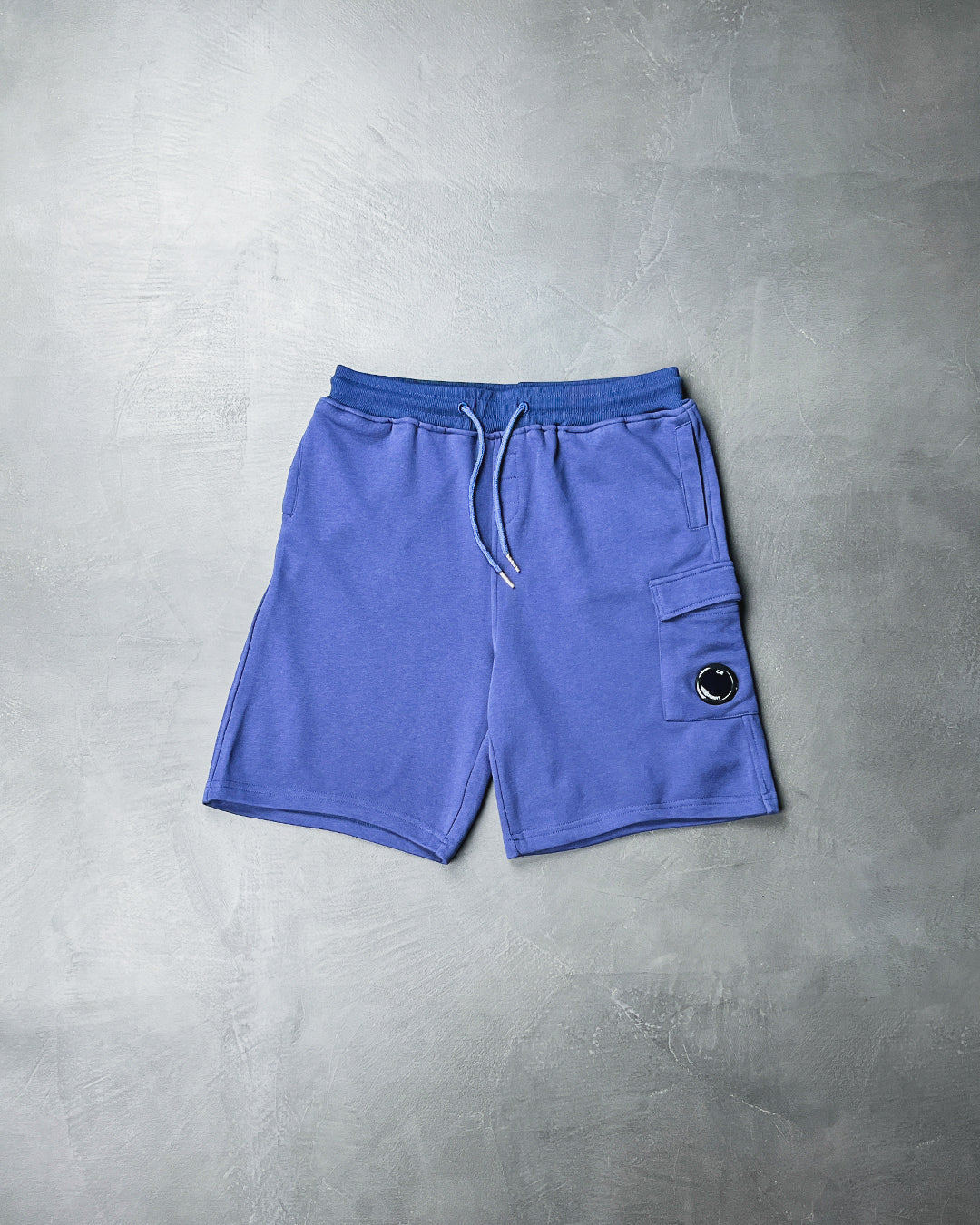 C.P. COMPANY Light Fleece Shorts Navy