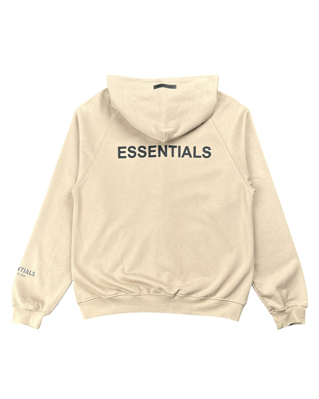 Gray Raglan Essential Худі Fear Of God Essentials Raglan Full Zip Hoody Grey Flannel - UNIFORM