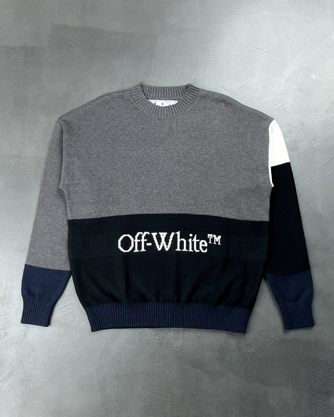 Off-White Color Block Sweater Multicolor