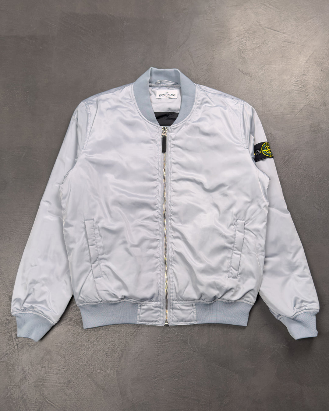 42629 Twill Bomber Jacket Sky Blue SI0223-SBL