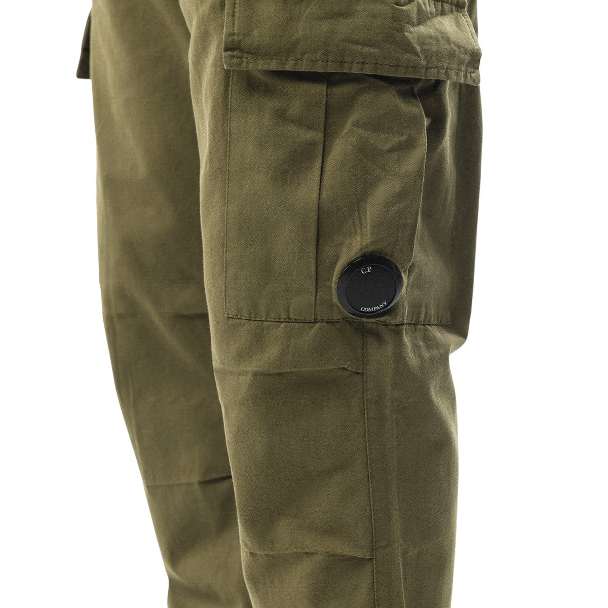 C.P. Company Ergonomic-Fit Cargo Pants Olive - UNIFORM