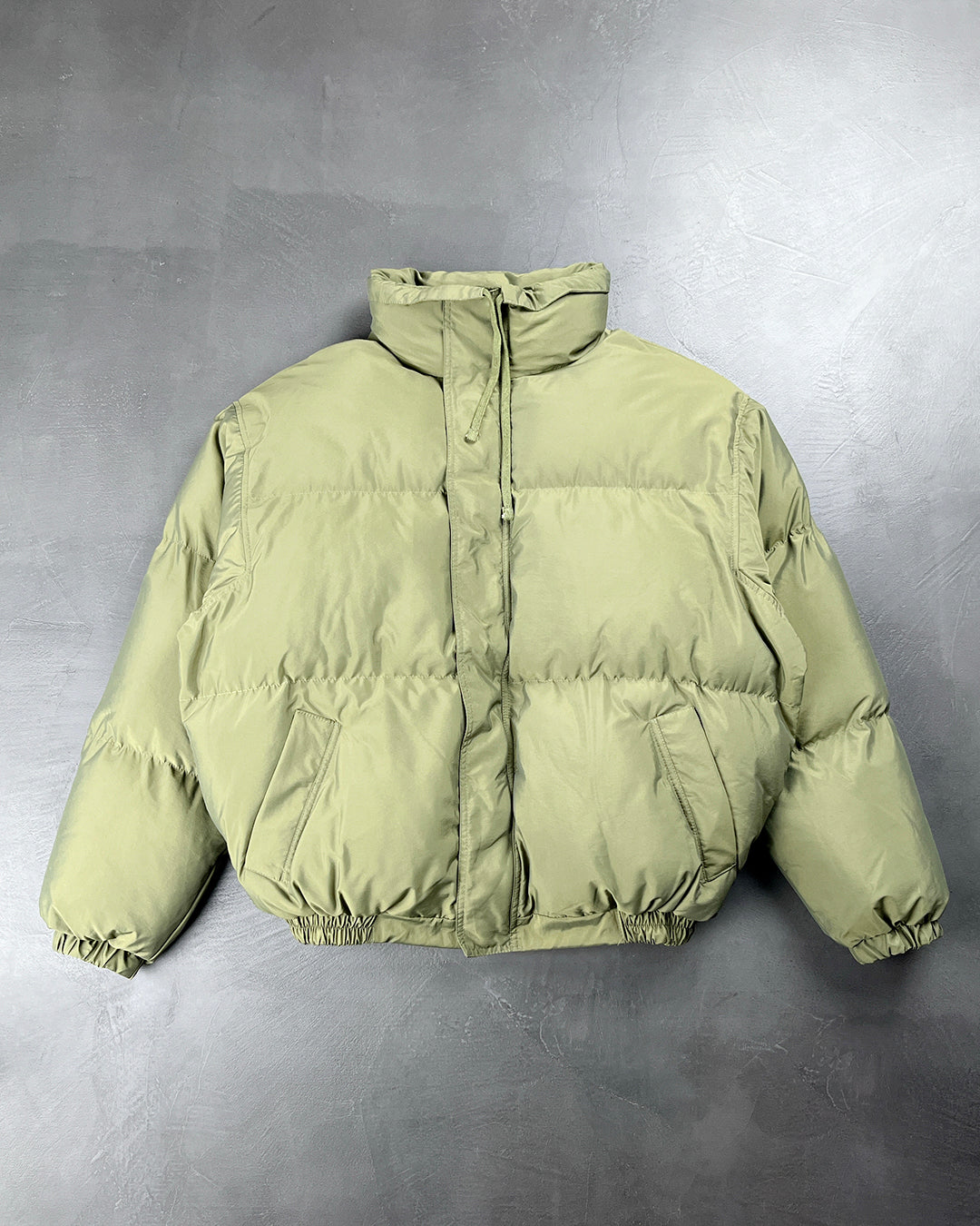 Fear Of God Essentials Puffer Jacket Green