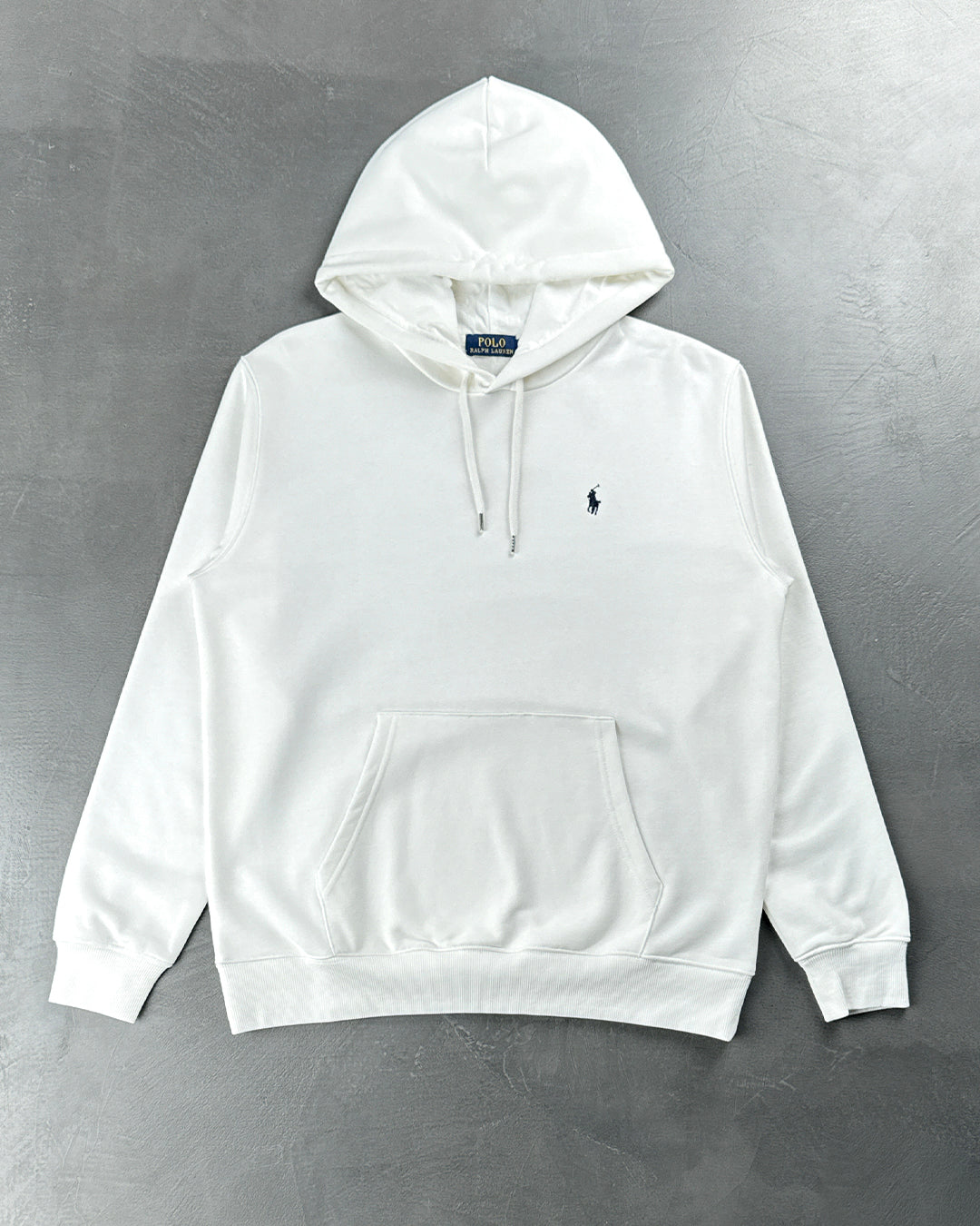 Polo Ralph Lauren Double Knit Hoodie White