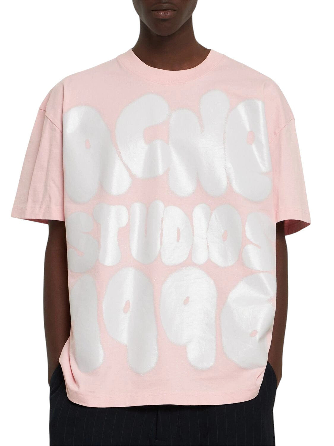 Acne Studios Eresa Cotton Jersey T-shirt Innocent Pink