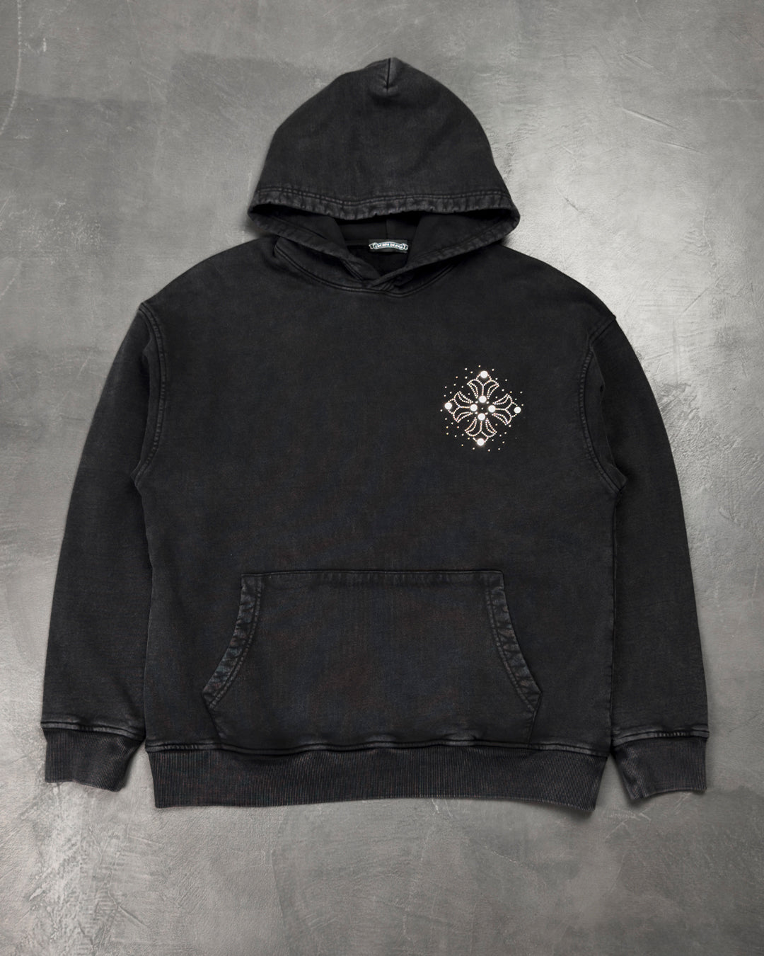 Chrome Hearts Hoodie Washed Black CH110-WBK