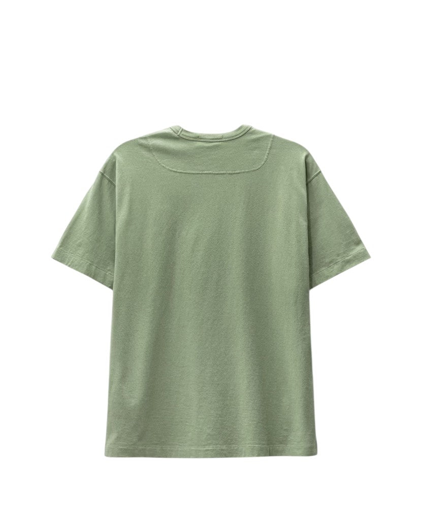 Футболка 23SS 20444 Oversize Fit Embroidery T-Shirt Sage Green