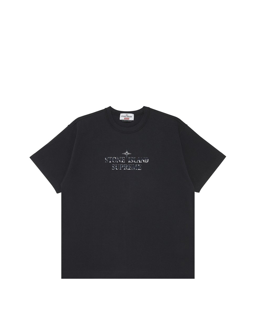 201S8 Stone Island x Supreme T-Shirt Black SI0202-BK