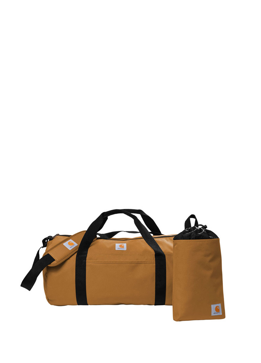 Carhartt WIP Canvas Packable Duffel With Pouch Brown