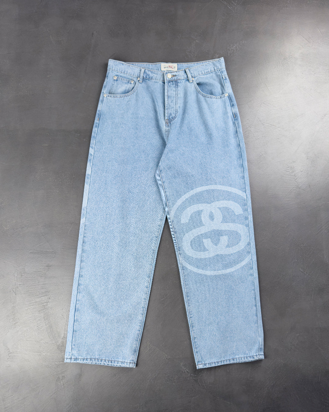 STUSSY SS-Link Big Ol' Jeans Light Blue