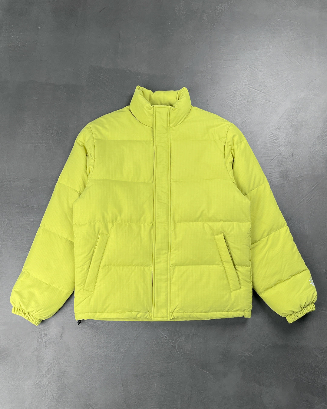 STUSSY RIPSTOP DOWN PUFFER JACKET LIME