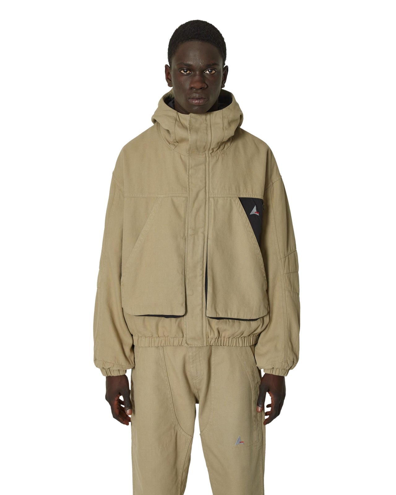 Roa Canvas Cotton Jacket Taupe