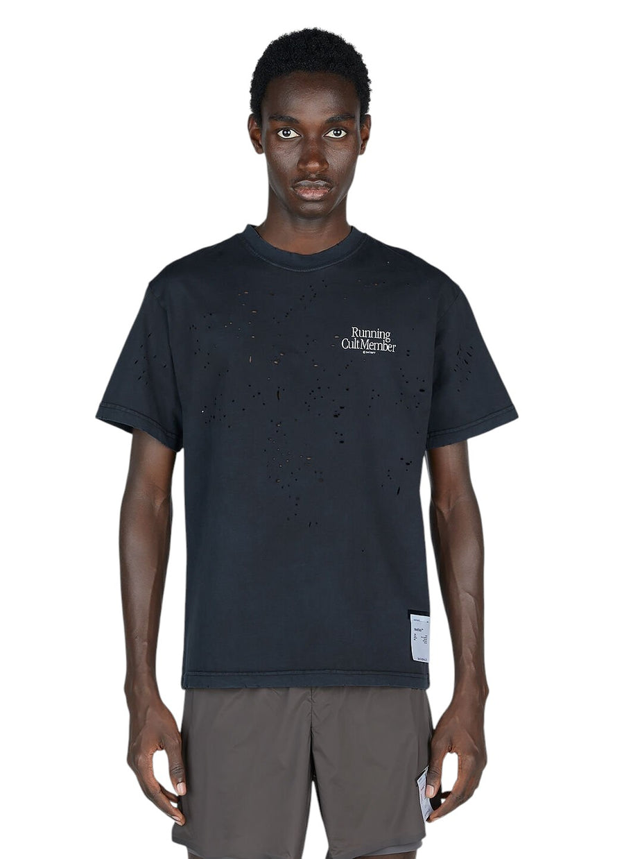 Satisfy MothTech T-Shirt Black