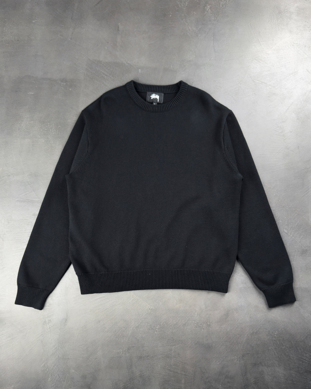 STUSSY Authentic Workgear Sweater Black