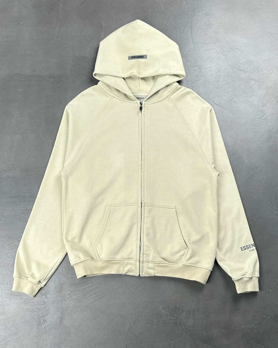 Fear Of God Essentials Raglan Full Zip Hoody String