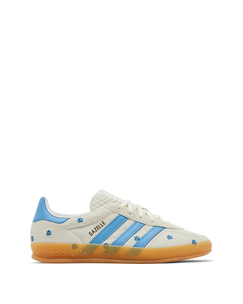 Adidas Wmns Gazelle Indoor 'Light Blue Floral Embroidery'