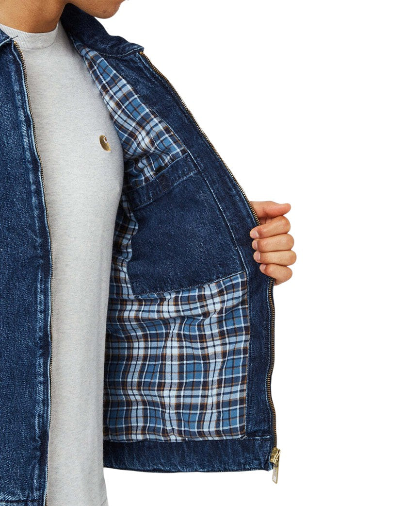 Carhartt WIP Rider Jacket Stone Washed Blue - UNIFORM