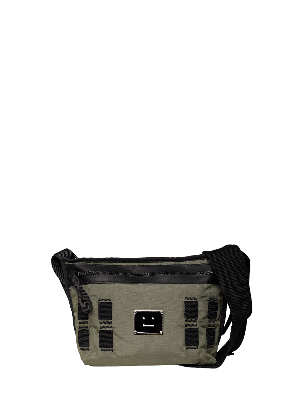 Acne Studios Logo plate belt bag Olive