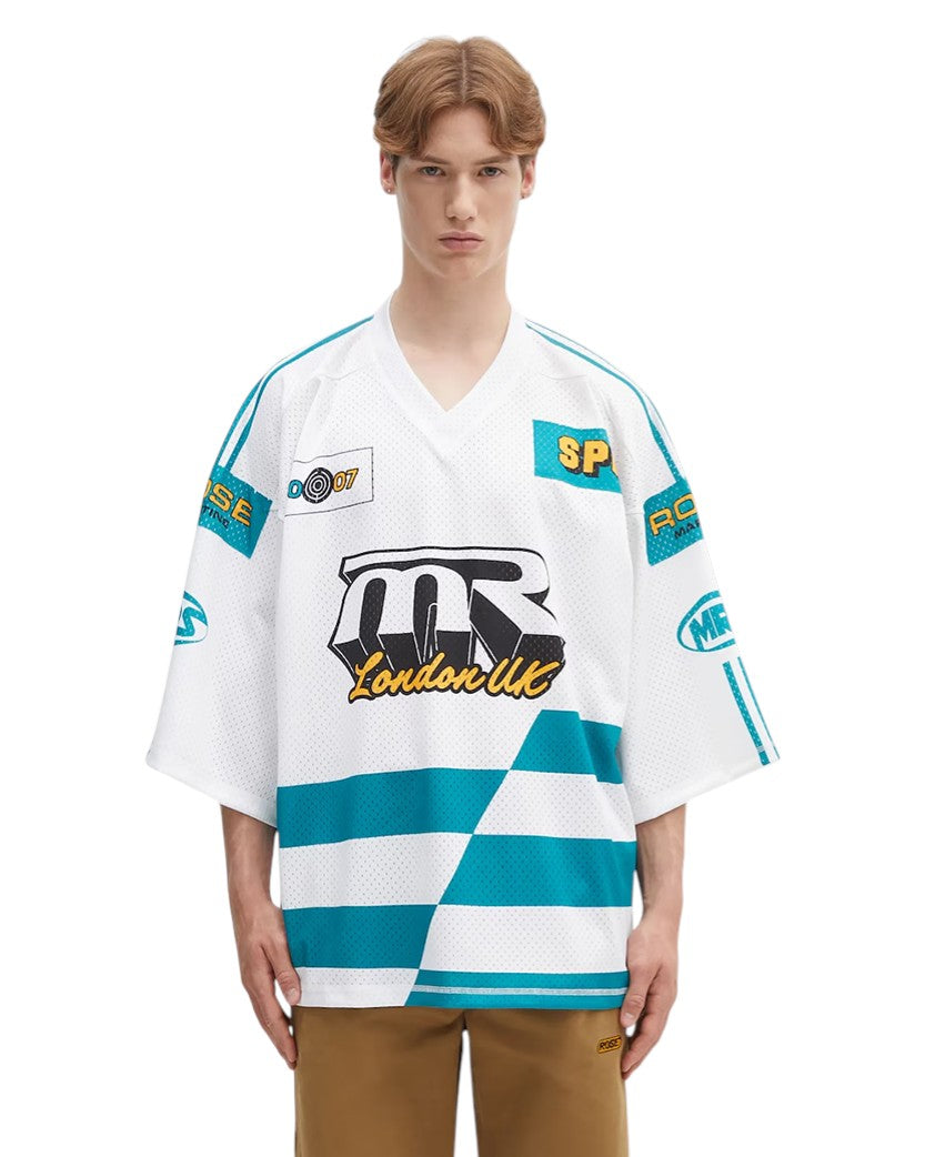 Martine Rose Oversized Football T-shirt White