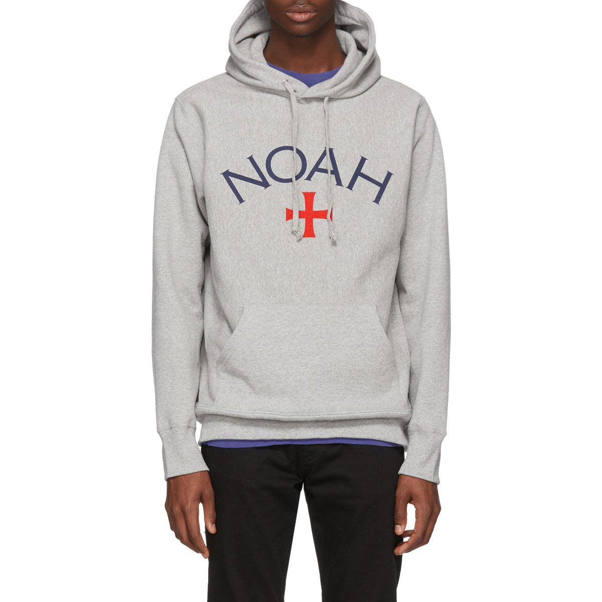 NOAH Core Logo Hoodie Grey