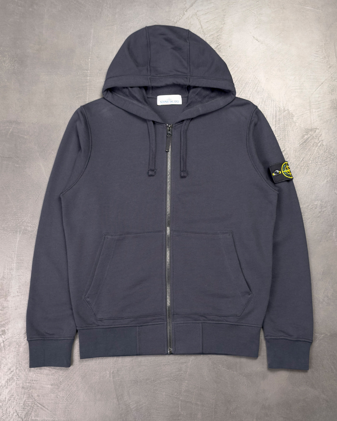 64251 Classic Zip Hooded Sweatshirt Dark Blue SI0142-DBL