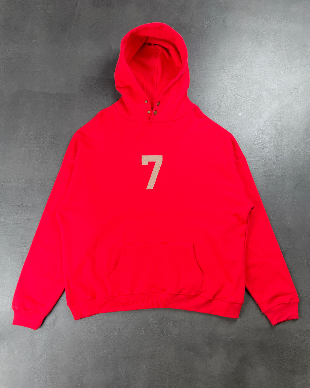 Fear Of God '7' Hoodie Red