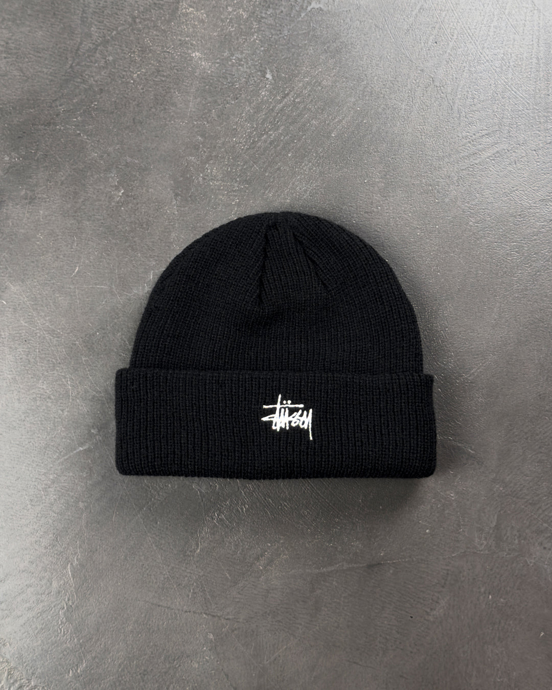 STUSSY Basic Cuff Beanie Black