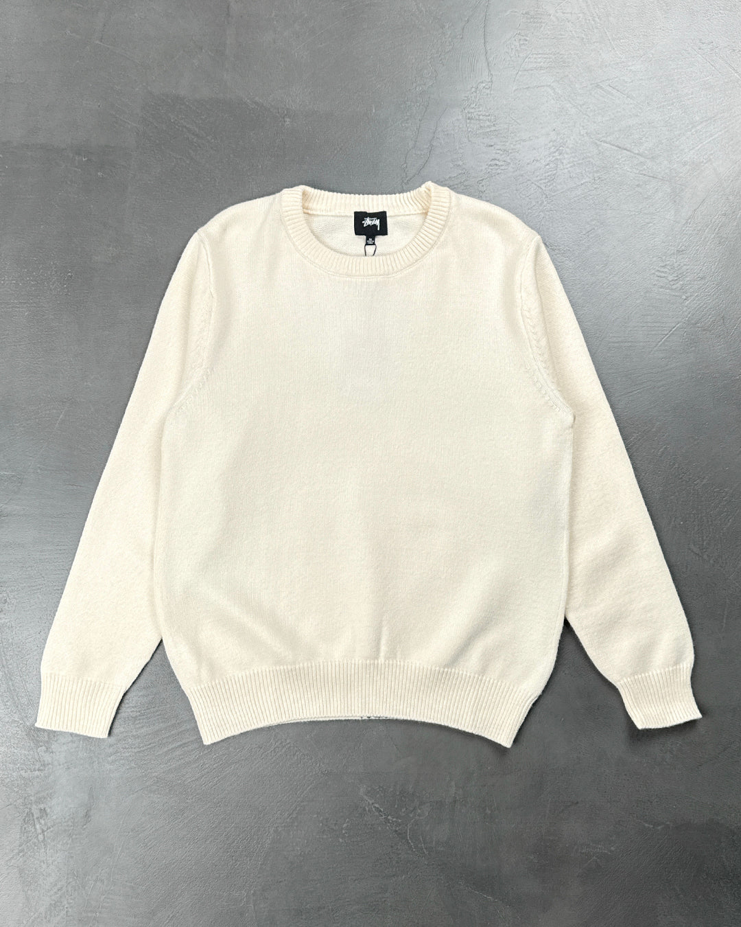 STUSSY 8 Ball Sweater White