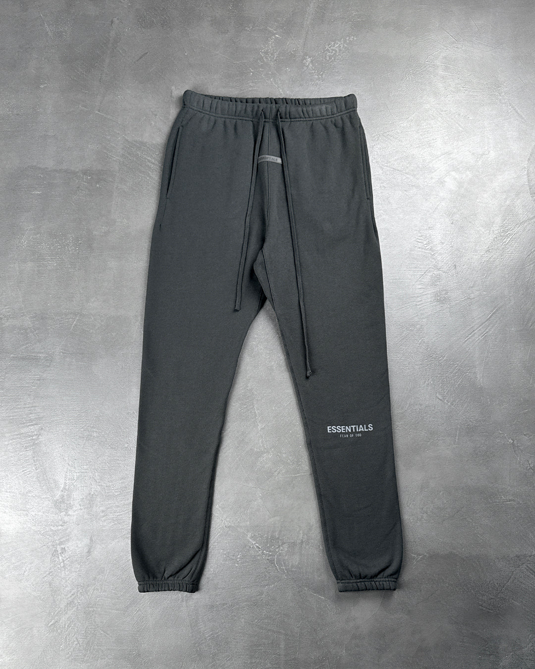 Fear Of God Essentials Tapered Cotton-Blend Jersey Sweatpants Black