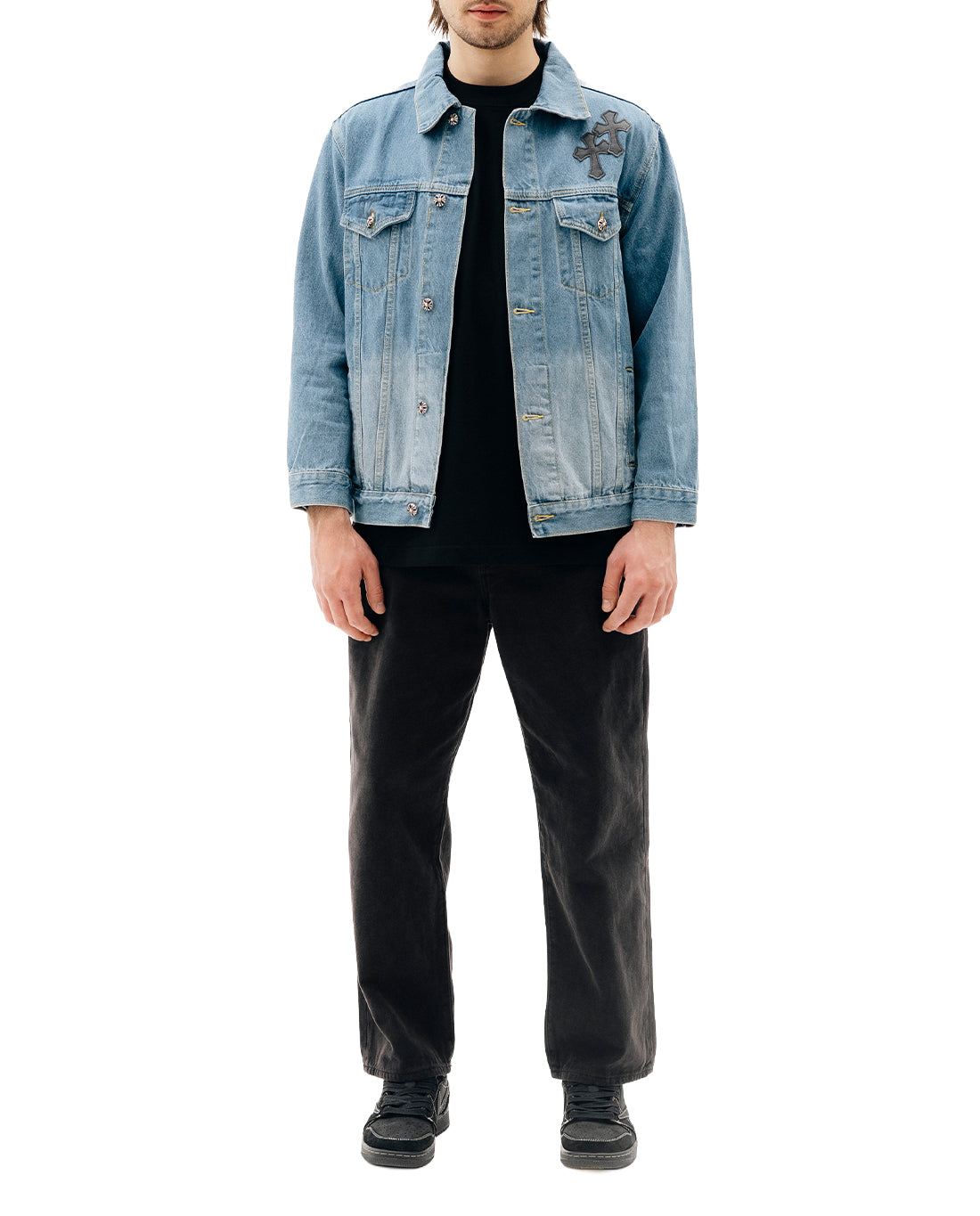 Chrome Hearts Denim Jacket Blue CH114-BL