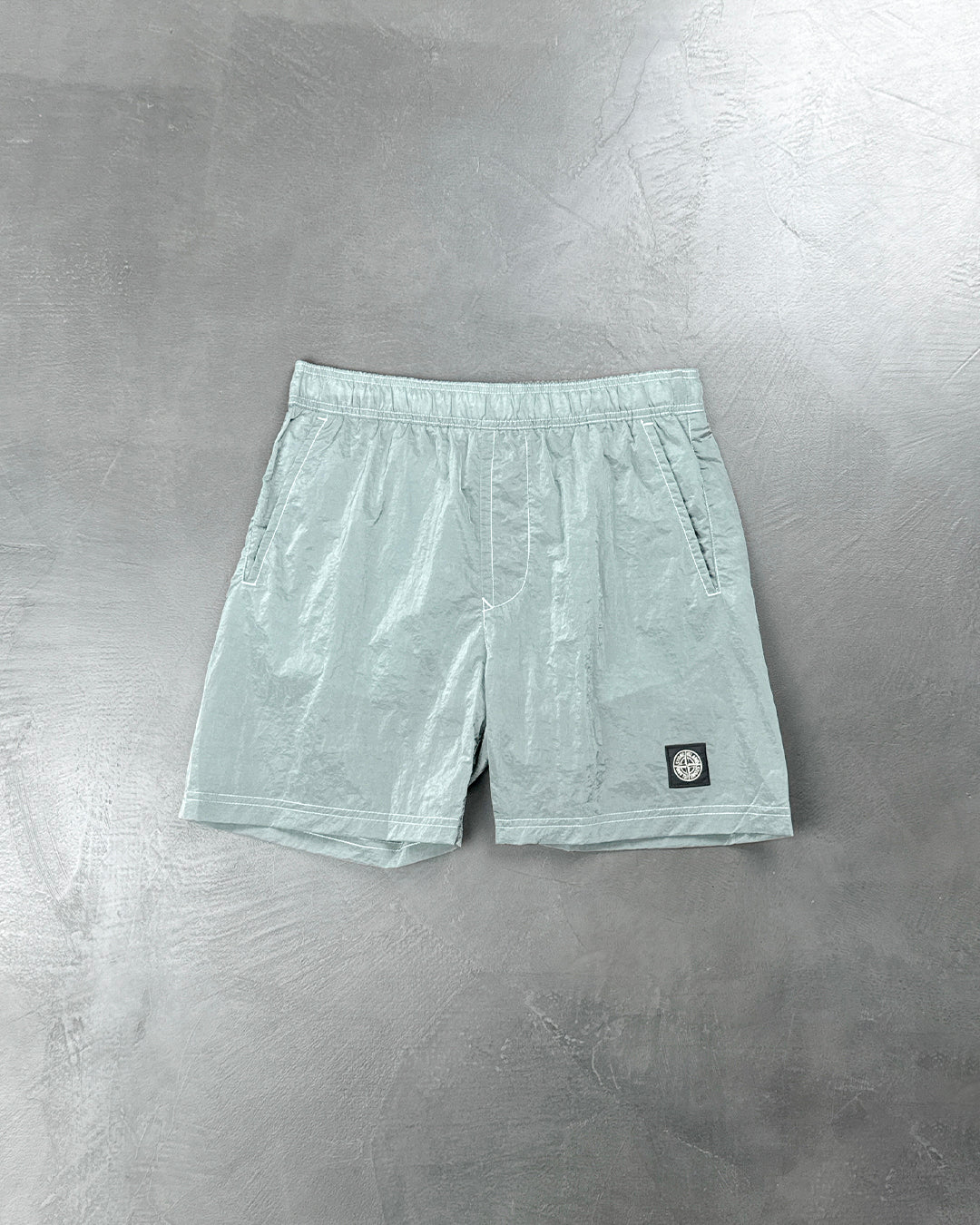 B0943 Beach Nylon Shorts Grey SI0166-GY
