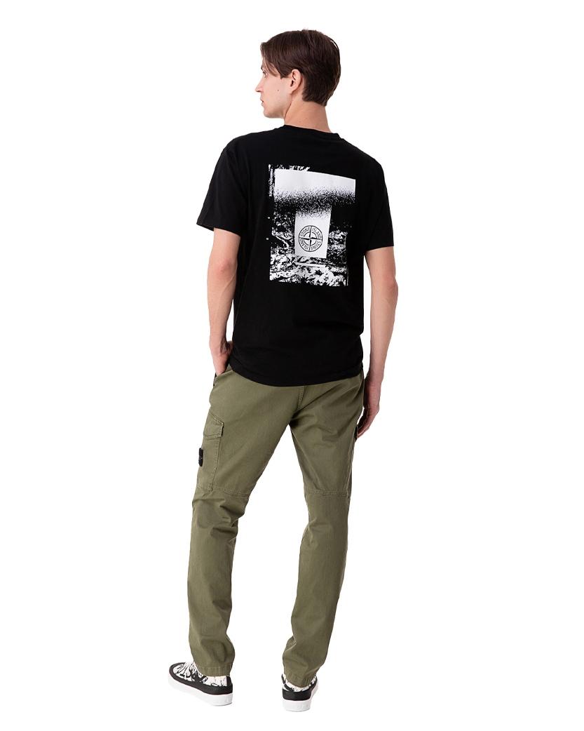 Футболка 2NS84 Drone Two Print T-Shirt Black SI0118-BK - UNIFORM