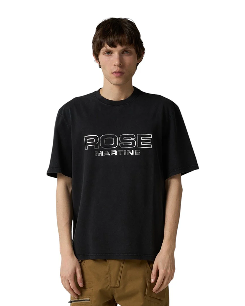 Martine Rose Reflective Logo T-shirt Black