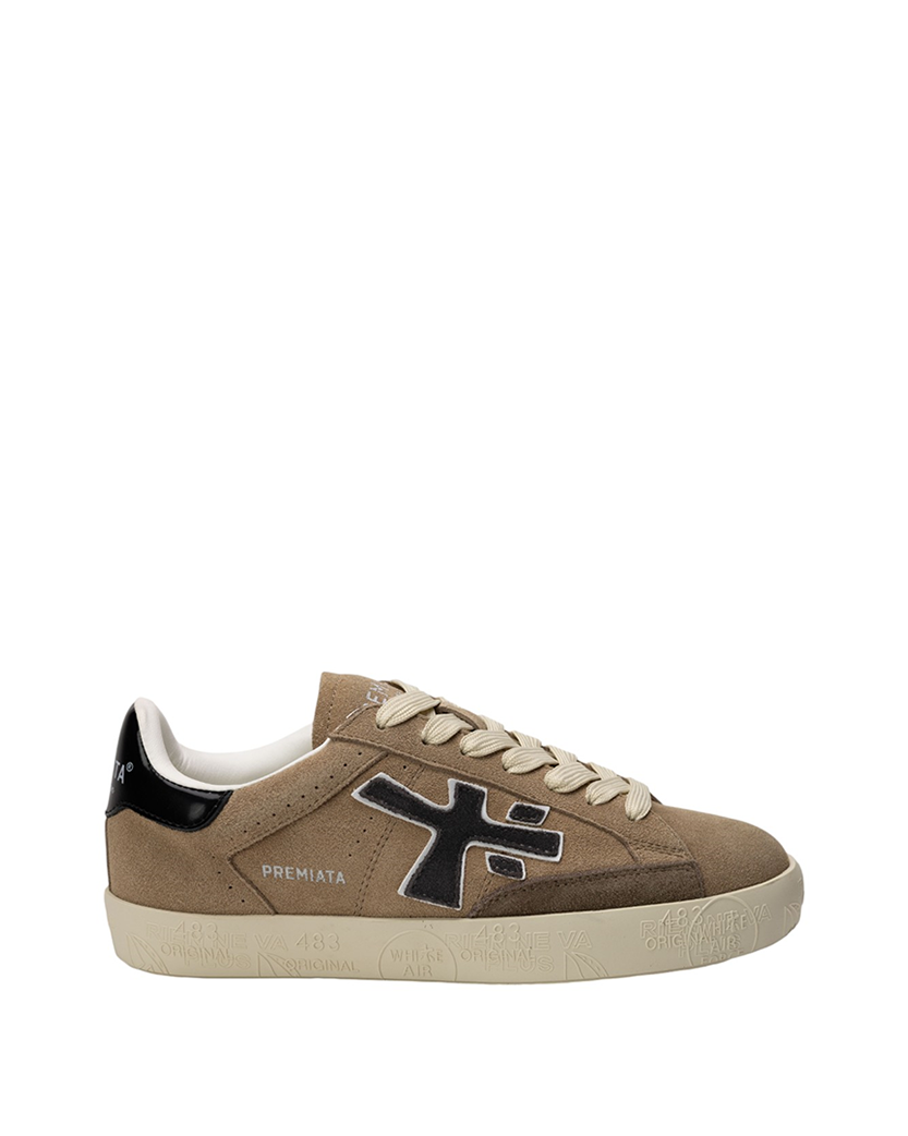 Premiata Stevend Sneakers Brown with Black Tail