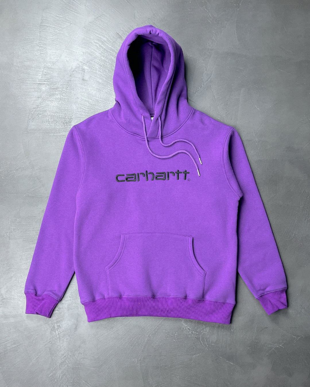 Carhartt WIP Logo Hoodie Purple