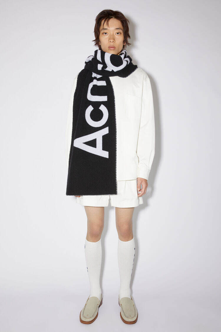 Acne Studios Toronty Scarf Black/White