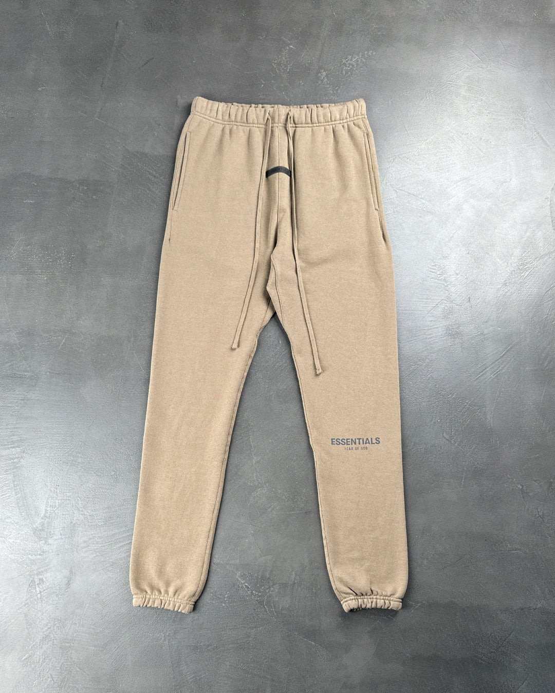 Fear Of God Essentials Tapered Cotton-Blend Jersey Sweatpants Cement