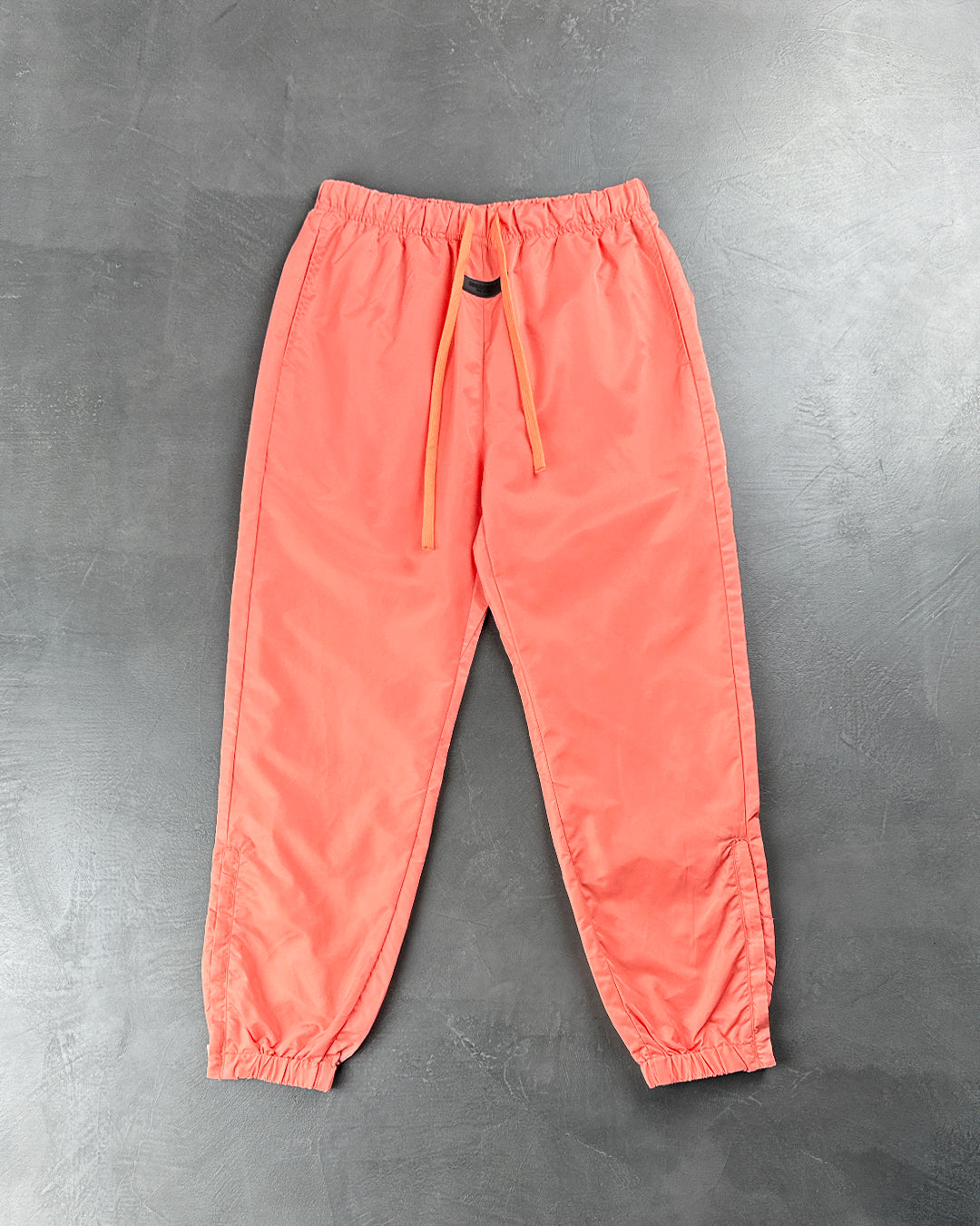 Fear Of God Essentials Nylon Track Pants With Logo Coral