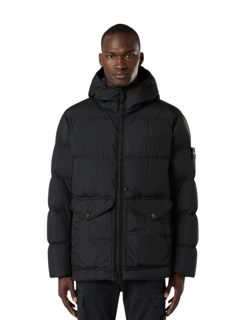 40723 Crinkle Reps R-NY Down Jacket Black SI0302-BK
