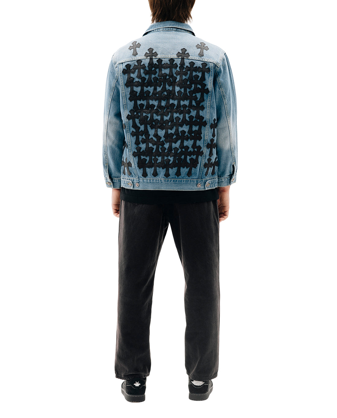Куртка Chrome Hearts Denim Jacket Blue CH114-BL - UNIFORM