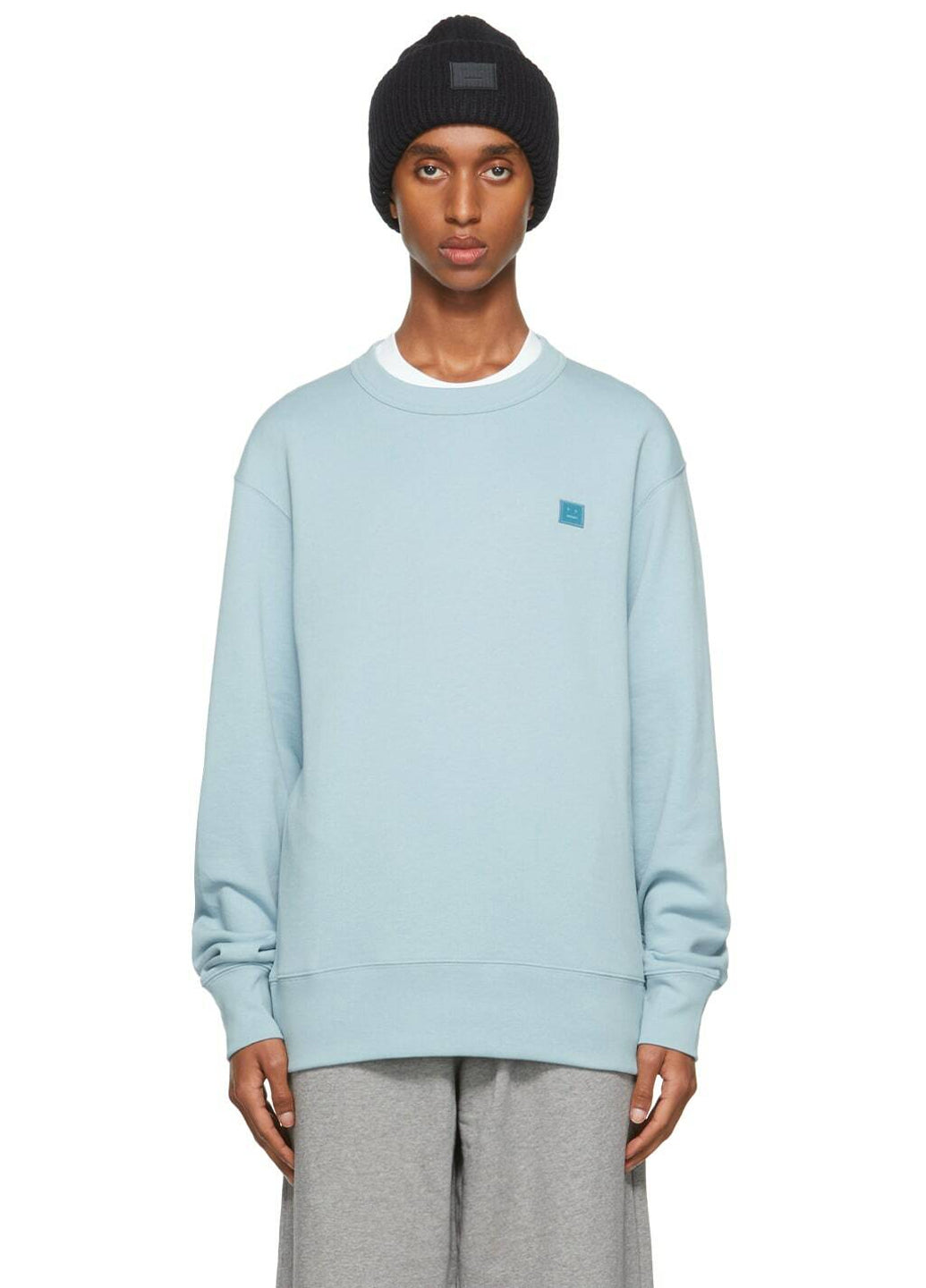 Acne Studios Crewneck Sweatshirt Blue