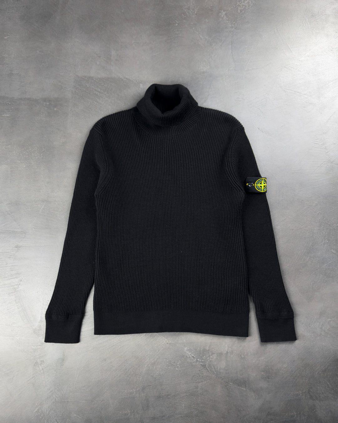 552C2 Turtle Neck Knit Sweater Black SI0181-BK