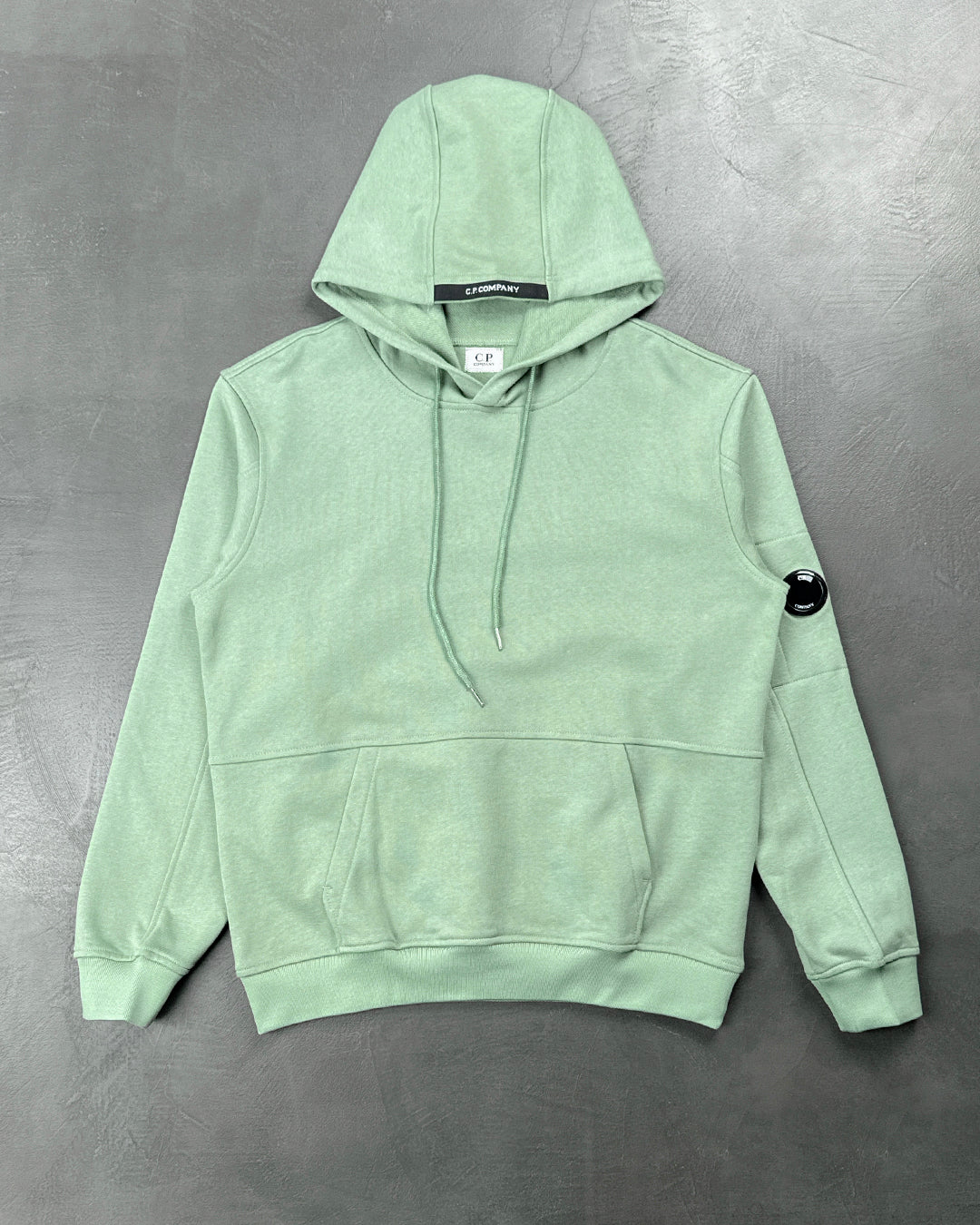 C.P. Company Hoodie With Lens Light Green