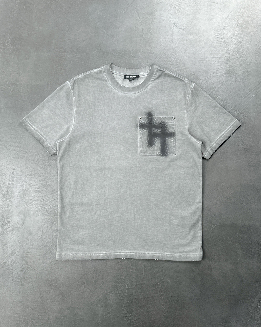 Chrome Hearts Pocket Logo T-Shirt Grey